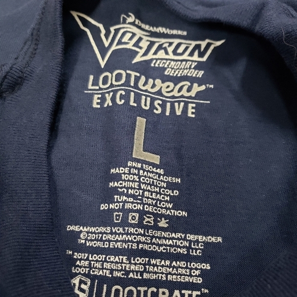 Voltron Legendary Defender Mens T-shirt NWOT Size Large - Picture 4 of 6